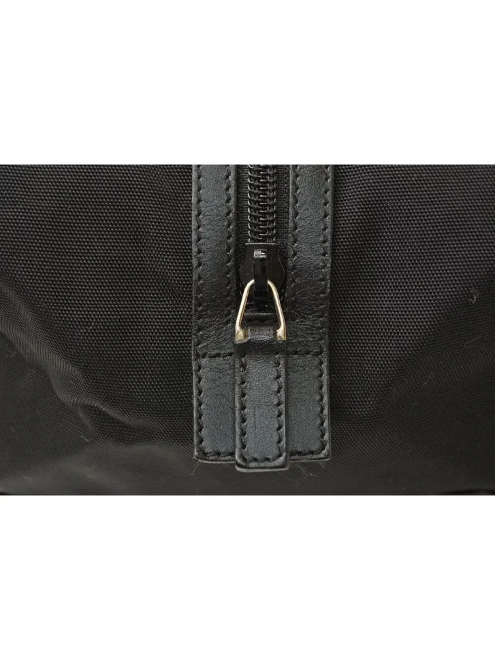 Gucci Travel Pouch Clutch Vintage Nylon Canvas Black